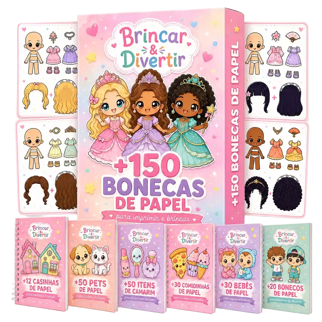 Coleção Completa +150 Bonecas + 6 Bônus