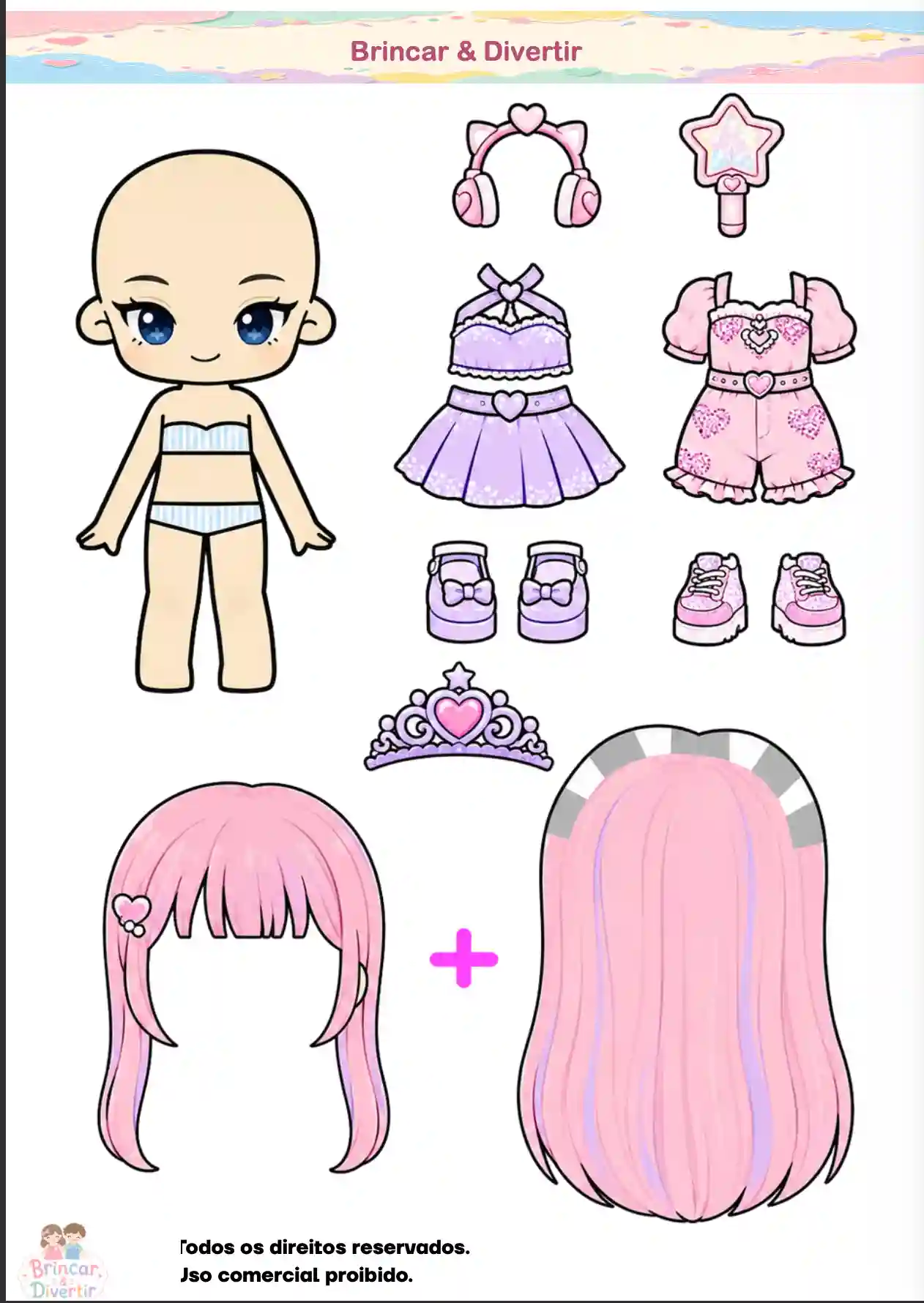 Boneca de papel 1